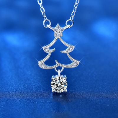 China Romantic Lucky Tree Necklace Ladies Niche Design Sense Clavicle Chain 925 Sterling Silver Jewelry Customization for sale