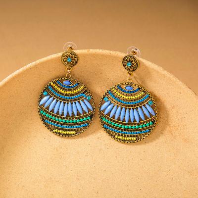 China Bohemian wholesale hot sale jewelry manufacturers BOHEMIA trend temperament new hollow wild earrings for sale