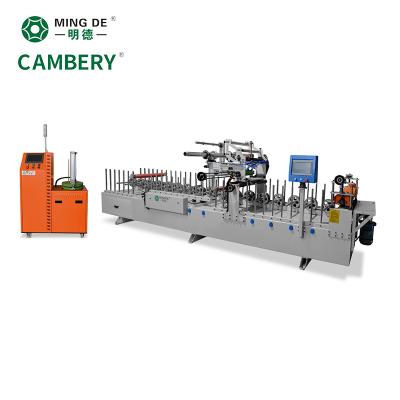 China Building Material Shops Robust construction pur hot melt for wood veneer upvc profile wrapping machine pur flat laminating machine coating machine for sale