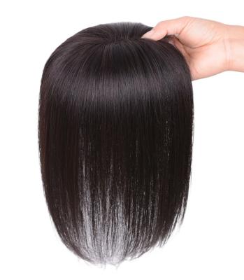 China Wholesale 9*14 Virgin Hair Women Straight Hairpiece 150% Density 100% Low Slik Wig Topper For Women for sale