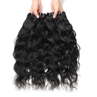 China Water Wave 100% Raw Brazilian Human Hair Raw Bundle Unprocessed Remy Natural Hair Raw Vendor Virgin Hair Extension for sale