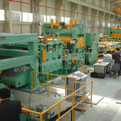 China energy & Mining Steel Coil Drop Down Leveling Shear Stacking Line Hot Roll Steel Cut To Length Line Machine Steel Coil Slitting Line for sale