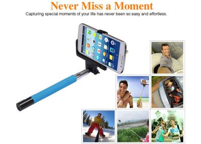 China Mobile Phone Bluetooth Selfie Stick , Extendable Hand Monopod For Travel for sale