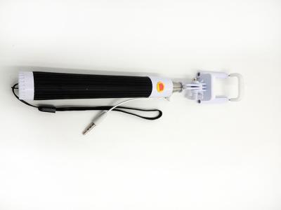 China Het ineenschuiven van de Zwarte Stok van de Kabelselfie van Wried Monopod voor Telefoon/Digitale Camera Te koop