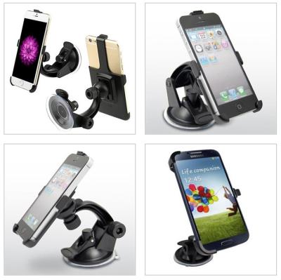 China Portable 360 Rotating Car Windshield Mount Holder Stand Bracket for Cell Phone for sale