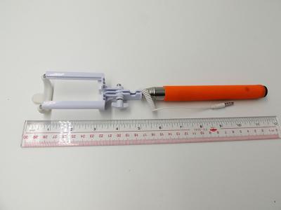 China Het rode Mini Draagbare Regelbare Concentreren Selfie Monopod zich voor mobiele telefoon Te koop