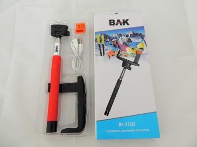 China Soft Hand Position selfie stick with bluetooth Button , Color Can Be Customized for sale