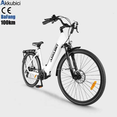 China Akkubici CE CERT 250w bafang e drive mid drive e bike Akkubici aluminum alloy 2021 electric bicycle electric bicycle mid European warehouse for sale