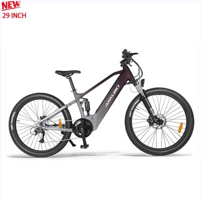 China Electric bicycle bafang motor ebike e bike full aluminum alloy Akkubici Aluminimum alloy frame electric bike suspension for sale