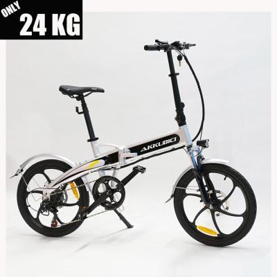 China Akkubici 250w rear motor elettrica bicicletta folding e bike folding e bike folding pieghevole 20inch aluminum alloy for sale