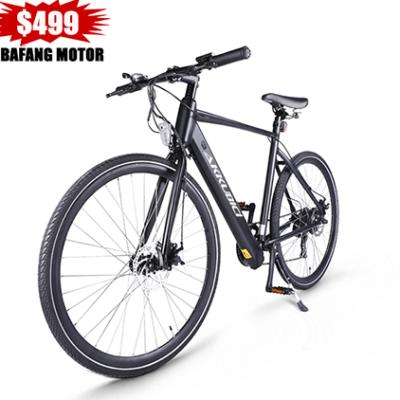 China Akkubici bafang hub warehouse 700c road elektrofahrrad Akkubici aluminum alloy motor pedelecs 250w rear city e bike european elektrofahrrad china for sale