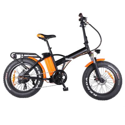 China Standard Design 20 Inch Newly 750 Watt Fat Tire Range Folding ebike 48v Battery Lithium Electric E-Bike for sale