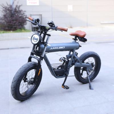 China Akkubici 500W bafang motor 48V lithium battery electric bicycle 20inch tire beach snow electric motor aluminum e-bike fat for sale