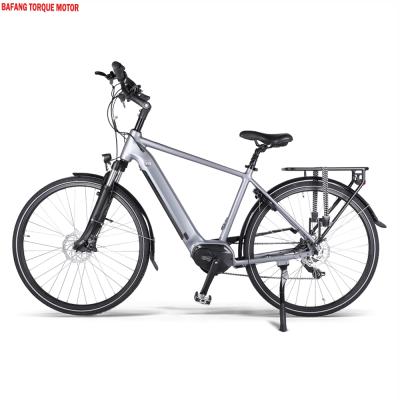 China Hot selling Akkubici aluminum alloy mid sale EU warehouse stock Bafang M200 electric bike city mtb ebike for man for sale