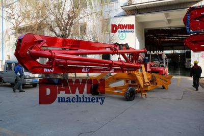 China 15m light weight trailer mobile concrete placing boom on sale for sale