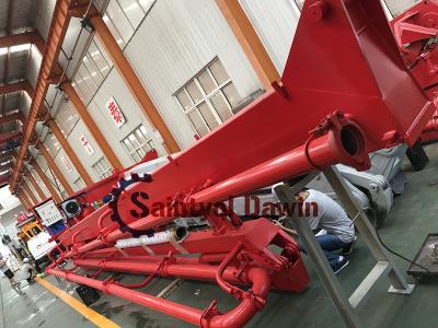 China Top! 29m 33m Stationary Hydraulic Auto Lifting Concrete Placing Boom Distributor for sale