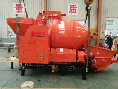 China Hot Sale - Concrete Mixer with Pump/Concrete Mixing Pump with 100m Steel Delivery Pipe Line for sale