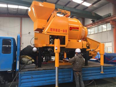 China Small Electric Concrete Mixer Pump/Concrete Mixing Pump/Concrete Mixer Machine Output Aggregates 50mm Diameter for sale