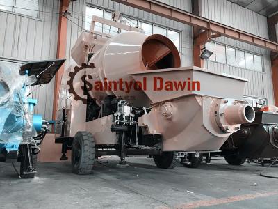 China Fully Hydraulic Diesel 30m3/Hr Concrete Pump with Drum Mixer All in One Machine on Sale for sale