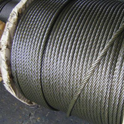 China Steel wire lifting rope 6x36WS+IWRC for sale