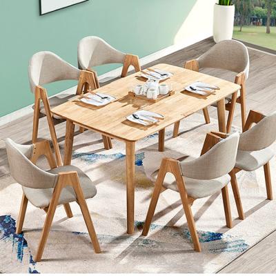 China Factory direct wholesale traditional light luxury dining table set modern simple rectangle dining table for sale