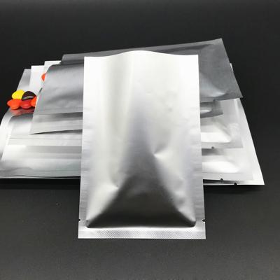 China Multi-application Laminated Aluminum Foil Mylar Pouch Three Side Heat Sealed Foil Powder Bag for sale