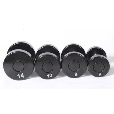 China Universal Gym Fitness Equipment Round PU Dumbbell for sale