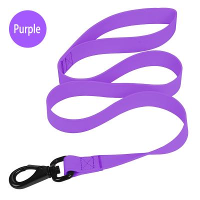 China Retractable Silicone Dog Leash Quick Version Solid Dog Leashes For Walking for sale