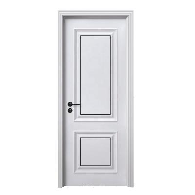 China China Main Sale Exterior Steel Door Security Waterproof Paint Customized House Front Door Designs Steel Entry Manufacturer Black White for sale