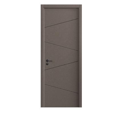 China Factory wholesale waterproof popular bedroom wpc interior wooden door for houses interior wooden doors for sale