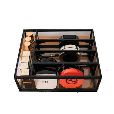 China Morden Viable Style Display Stand Holder Makeup Cosmetic Organizer Plastic Storage Box for sale