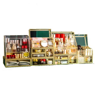 China And For Make-Up Viable Brand New Acrylic Display Organizer Desktop Cosmetic Storage Box for sale