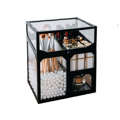 China China Morden Viable Style Cosmetic Organizer Wholesale Acrylic Jewelry Case Organizer Plastic Storage Box for sale