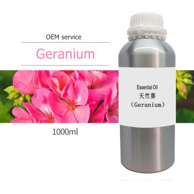 China OEM Wholesale Bulk Pure Natural Rose Geranium Essential Oil 100% Manufacturer Black Main Supply Solvent Price for sale