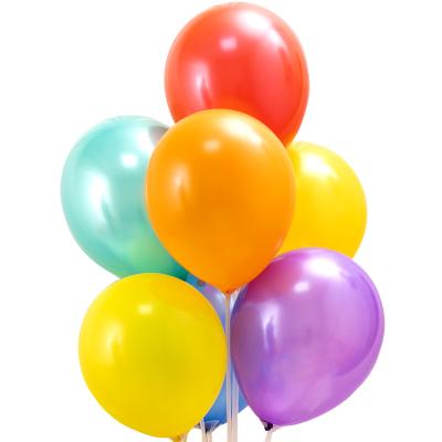 China Gift Toy China Wholesale Round Helium Latex Party Metallic Biodegradable Balloon for sale