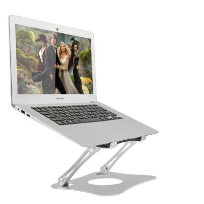 China 2021 Shenzhen factory direct delivery original adjustable aluminum alloy(height) aluminum alloy+silicone laptop stand for sale