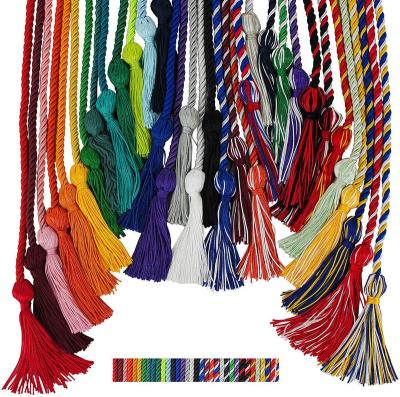 China Decorative Factory Wholesale Honor Cord Graduation Honor Cords Double Or Multi Colors Honor for sale