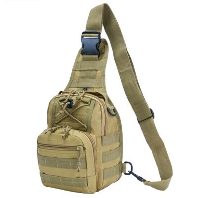 China Oxford Outdoor Travel Small Crossbody Sling Backpack Women Oxford Chest Tactical Bag Camping Hiking Satchel Rucksack for sale