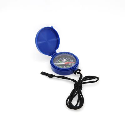 China Leading Compass Plastic Portable Mini Pocket Guide Outdoor Gift Rising Compass Kids Play Compass With Cover for sale