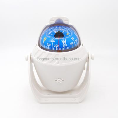 China Pointing Ball Nautical Magnetic Compass Guide Boat Marine Compass With DC12V LED Light for sale