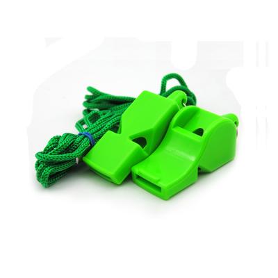 China High Decibel Plastic Emergency Survival Blowing Signal Whistle Rise for sale