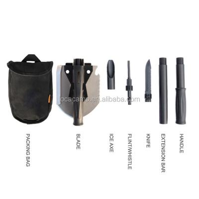 China Portable multi-functional portable folding military shovel for outdoor survivals for sale