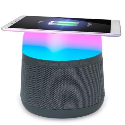 China Bnak 10 Watt Super Bass Speaker Wireless Light Weight Big Output Power Charger With Colorful LED Lights for sale