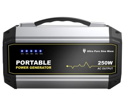 China Type C Solar Battery 250Wh Portable Power Station For Outdoor Camping Travel for sale