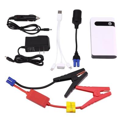 China Portable Passenger Car Car Jump Starter Power Bnak Battery Booster with Smart Charging Port, Smart Jumper Clamps and Flashlight for sale