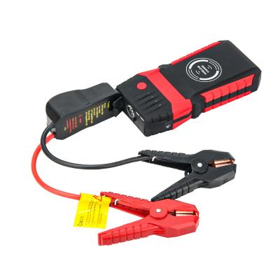 China Portable 10,000mAh Passenger Car Charger Jump Starter Power Bank With Flashlight For Car for sale