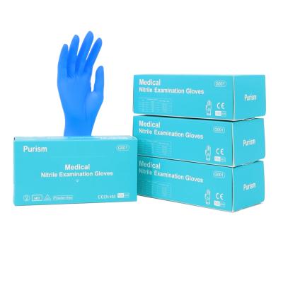 China Medical Exam Nitrile Gloves Powder Free Exam Glove Workout for sale