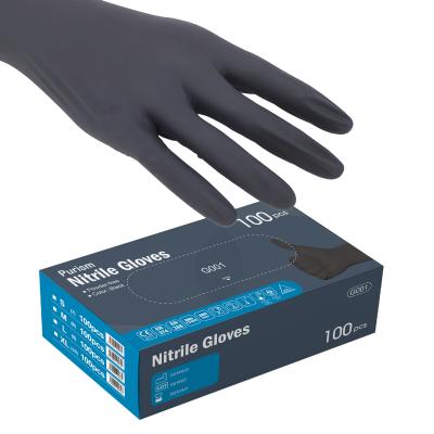 China Hand Protection Nitrile Black Gloves Disposable Fitness Glove Wholesale for sale