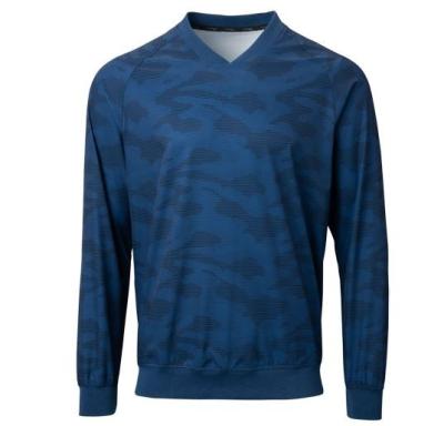 China MOISTURE WICKING Camouflage Quick Dry Pullover Mens Golf Pullover for sale