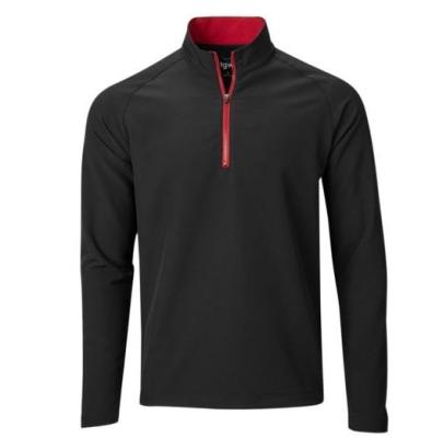 China WICKING MOISTURE Quarter Zipper Golf Pullover Mens 1/4 Zipper Lightweight Golf Pullover for sale